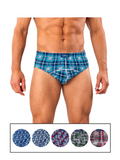COTTONIL Men's Cotton Printed Briefs - Dark Colors