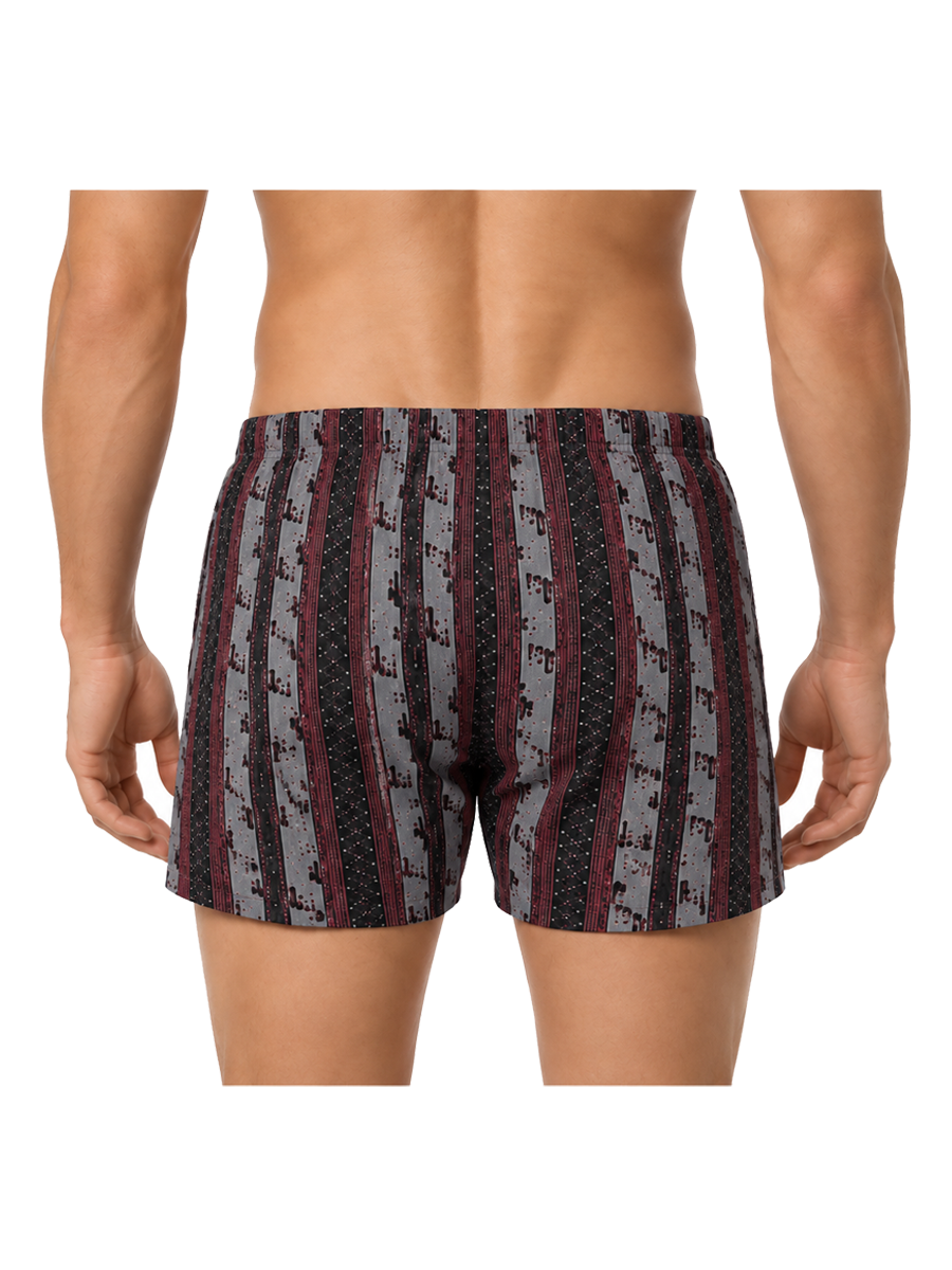 COTTONIL Men's Cotton Printed Boxer Shorts - Dark Colors