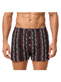 COTTONIL Men's Cotton Printed Boxer Shorts - Dark Colors