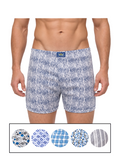 COTTONIL Men's Cotton Printed Boxer Shorts - Light Colors