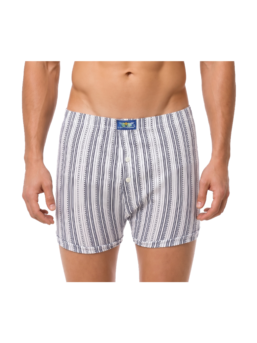 COTTONIL Men's Cotton Printed Boxer Shorts - Light Colors