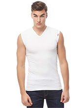 Cottonil Men Cut -V- Cotton Stretch White