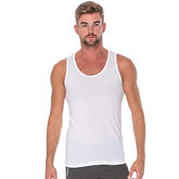 Cottonil Men Sleeveless Com. White