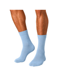 COTTONIL Men's Full-Cushion Cotton Socks - L.Blue
