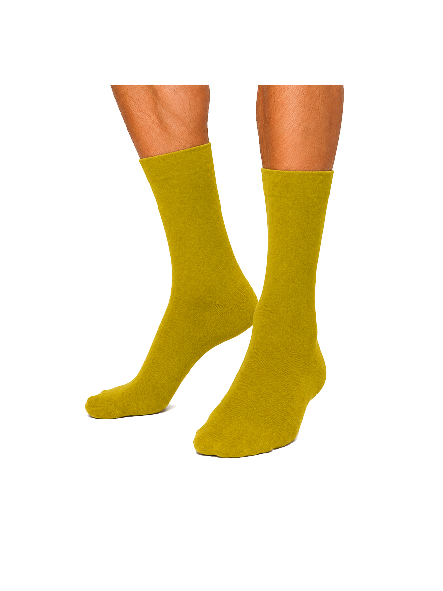 COTTONIL Men's Cotton Classic Socks - Olive