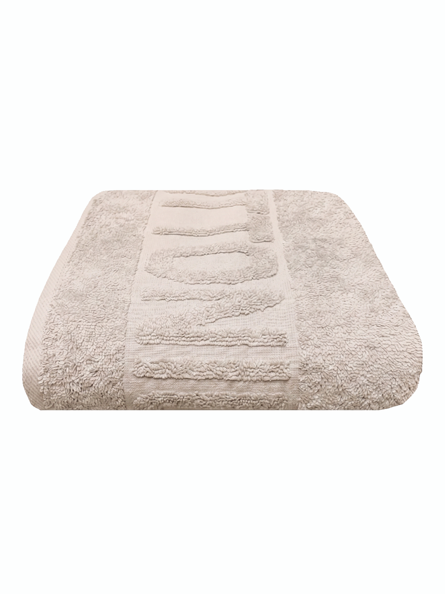 COTTONIL Cotton Towel 70 × 140 cm - Beige