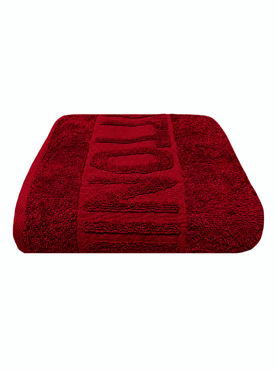 COTTONIL Cotton Towel 70 × 140 cm - Burgundy