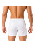 COTTONIL Men's Mercerised Cotton Boxer Shorts - White