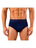 COTTONIL Men's Mercerised Cotton Briefs - Navy