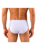 COTTONIL Men's Mercerised Cotton Briefs - White
