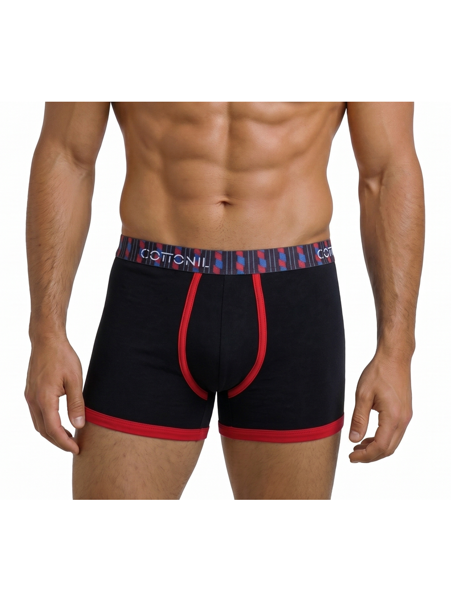 COTTONIL Men's Cotton Laser Boxer Briefs - Assorted Colors