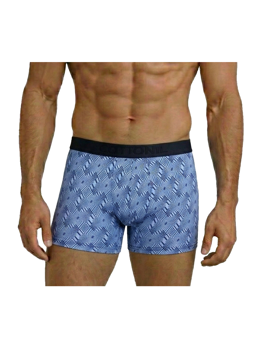 COTTONIL Men's Cotton Design Boxer Briefs - Light Colors
