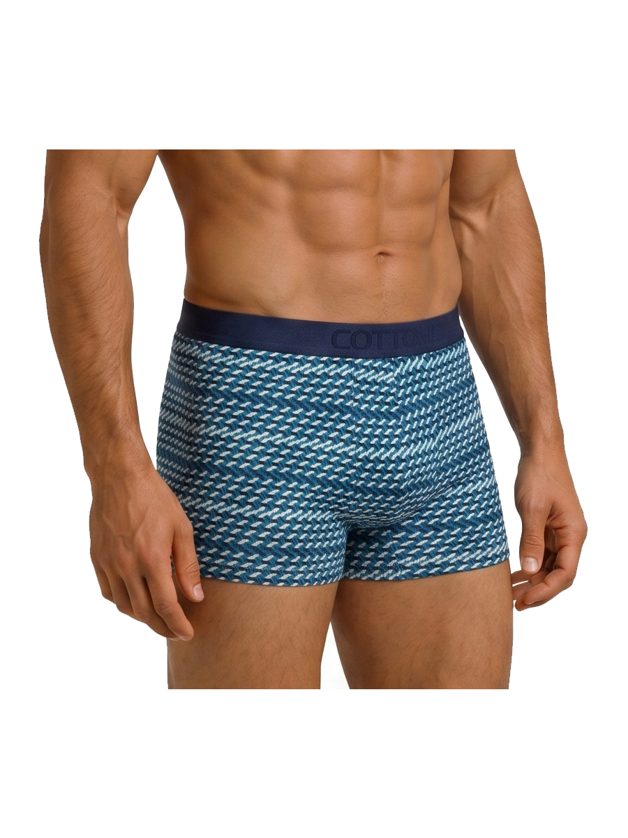 COTTONIL Men's Cotton Design Boxer Briefs - Light Colors