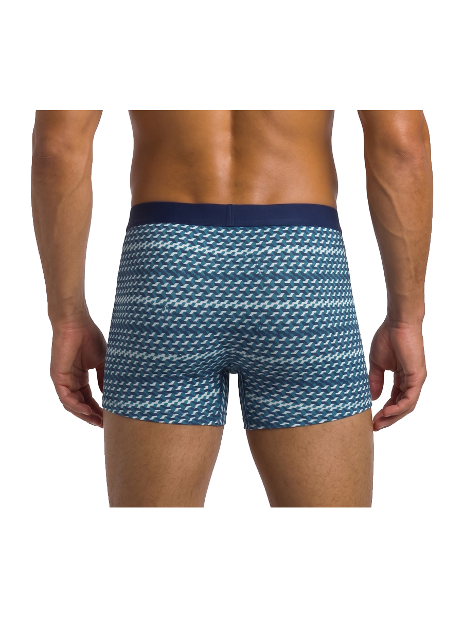 COTTONIL Men's Cotton Design Boxer Briefs - Light Colors