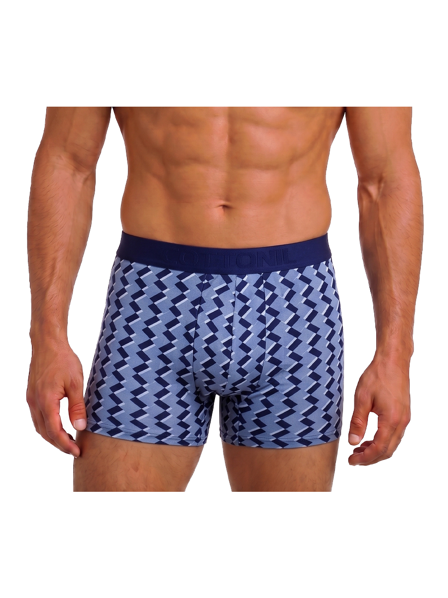 COTTONIL Men's Cotton Design Boxer Briefs - Light Colors