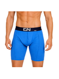 COTTONIL Men's Cotton CN Long Boxer Briefs - Blue
