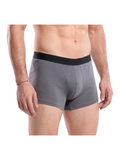 COTTONIL Men's Cotton Plain Boxer Briefs - D.Grey