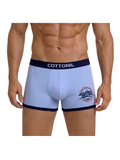 COTTONIL Men's Cotton Relax Boxer Briefs - L.Blue