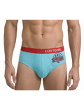 COTTONIL Men's Cotton Relax Briefs - Light Colors