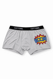 COTTONIL Babies Cotton Turbo Boxer Briefs - Grey Melange