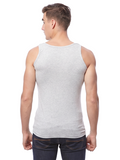 COTTONIL Men's Cotton Stretch Sleeveless Undershirt - Grey Melange