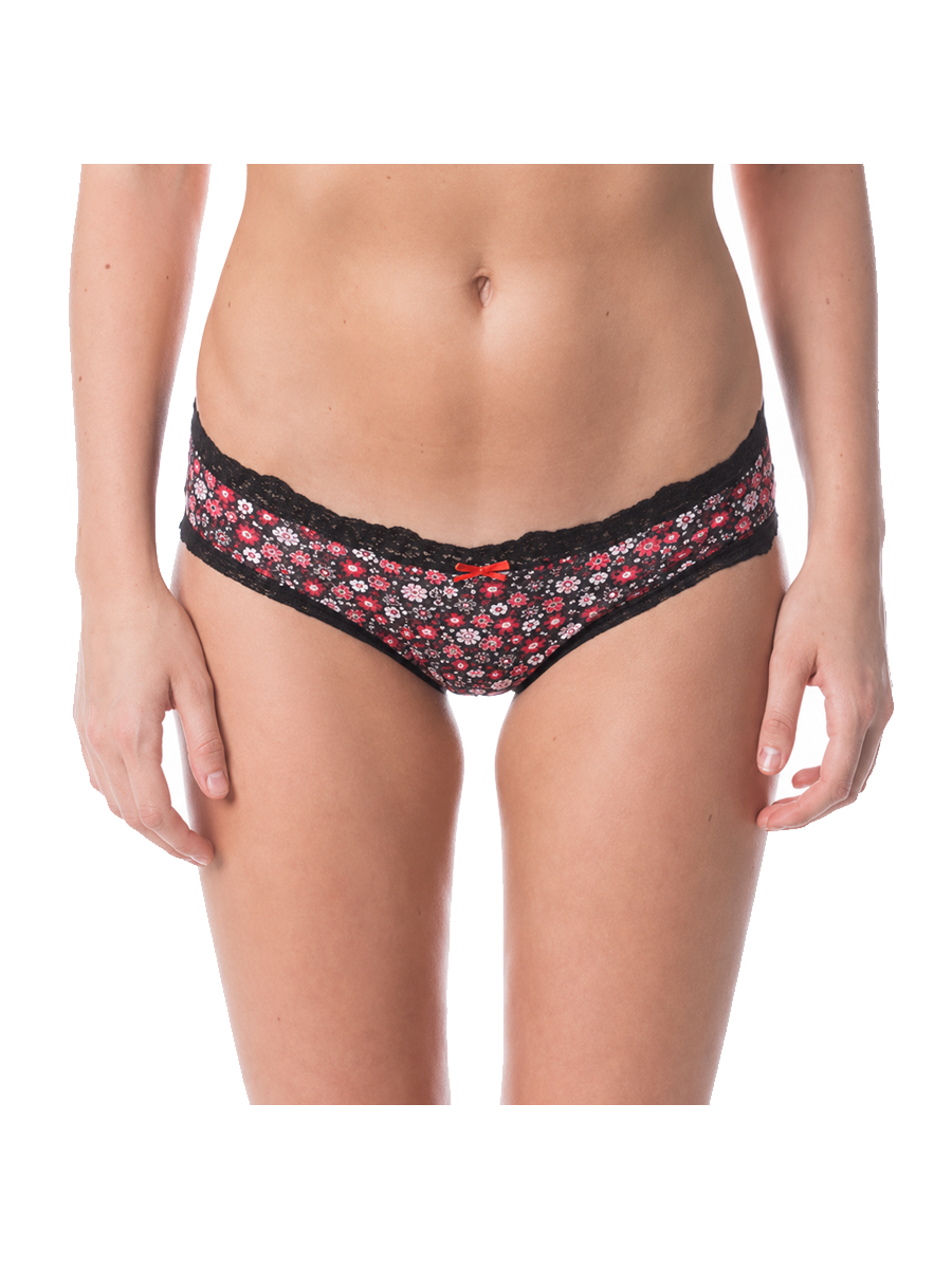 COTTONIL Women's Cotton Candy Love Lace Bikini Briefs - Assorted Colors