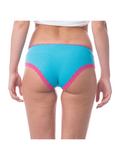 COTTONIL Women's Cotton Candy Fancy Lace Bikini Briefs - Turquoise