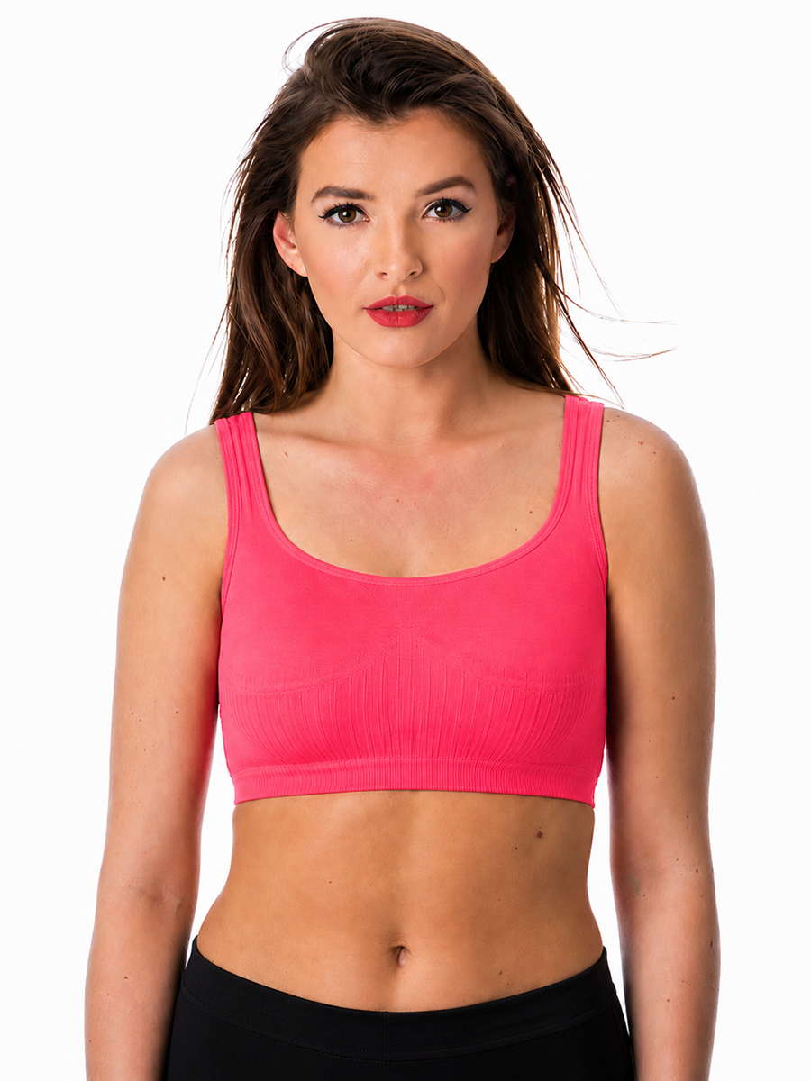 COTTONIL Women's Vega Soft Bra - Fuchsia