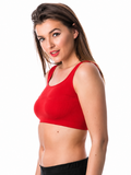 COTTONIL Women's Vega Soft Bra - Red