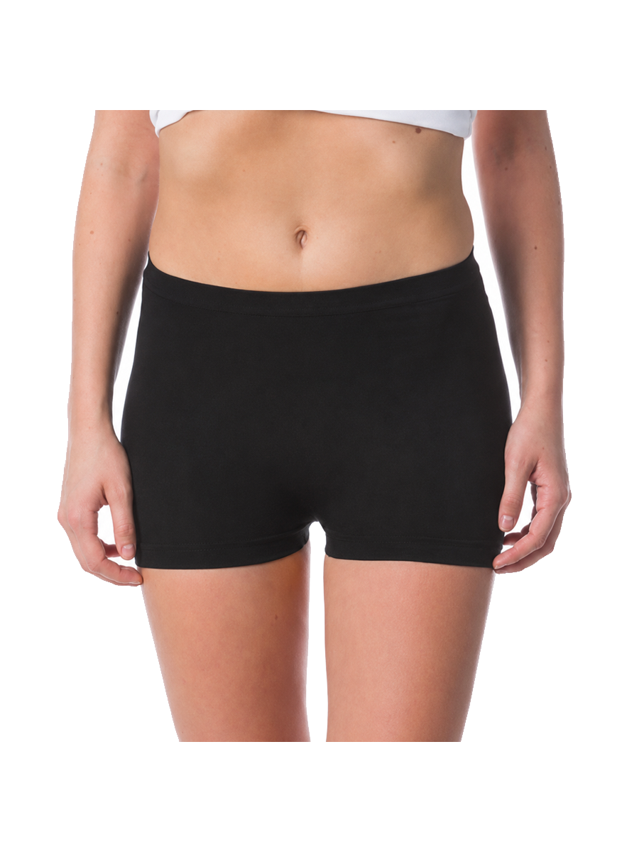 COTTONIL Women's Vega Boyshort Briefs - Black
