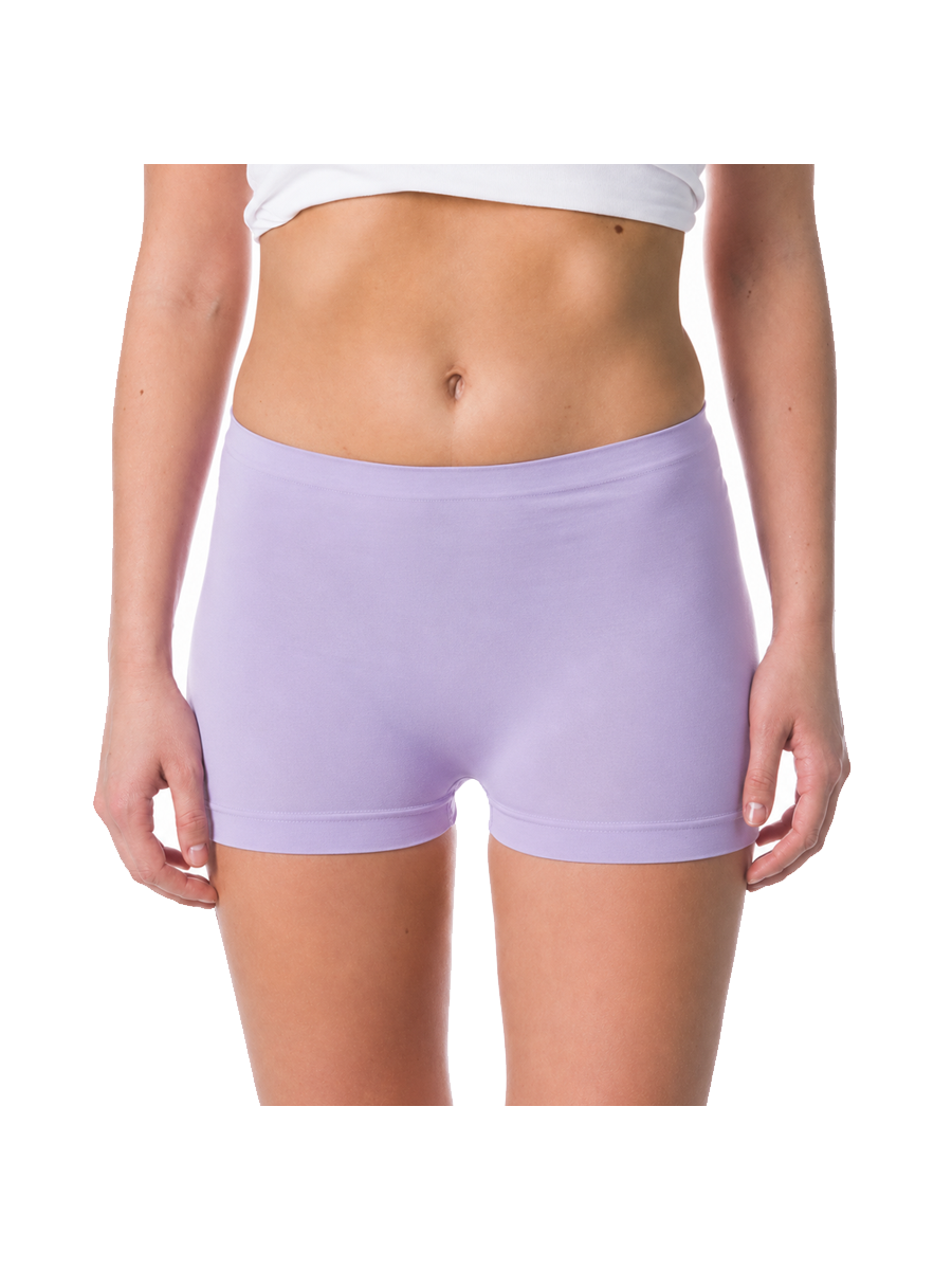 COTTONIL Women's Vega Boyshort Briefs - Lavender