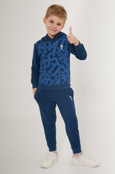 U.S. Polo Kids Boys Pajama Two Pieces Set Three Threads