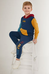 U.S. Polo Kids Boys Pajama Two Pieces Set Three Threads