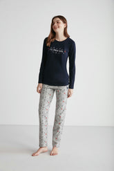 U.S. Polo Women Round Neck Pajama Set