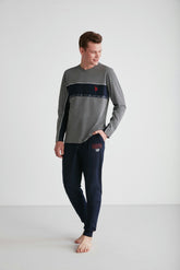 U.S. Polo Men Round Neck Pajama Set