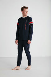 U.S. Polo Men Round Neck Pajama Set