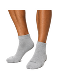 COTTONIL Men's Cotton Ankle Sport Socks - Grey Melange