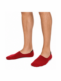 COTTONIL Men's Cotton Footie Socks - Red