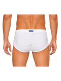 COTTONIL Men's Combed Cotton Slip Briefs - White