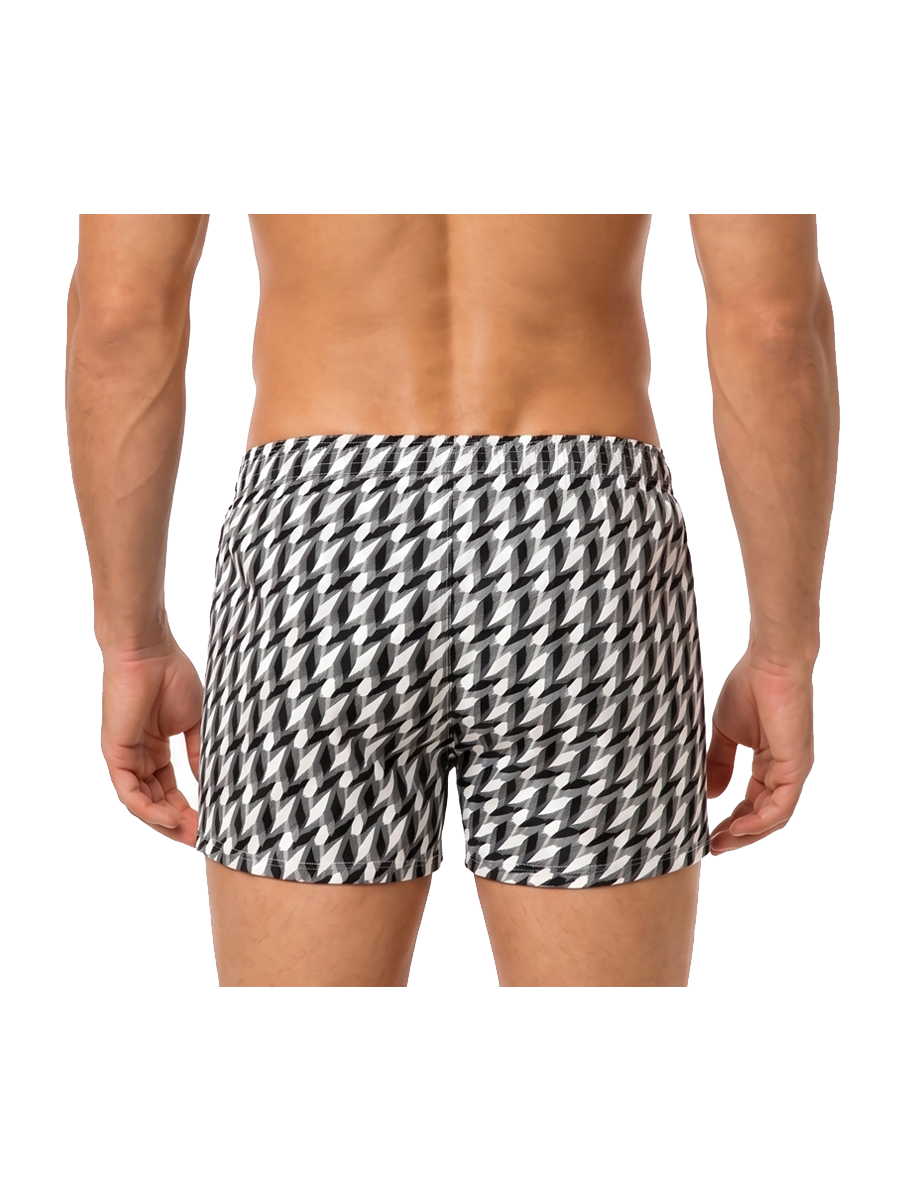 COTTONIL Men's Cotton Printed Boxer Shorts - Dark Colors