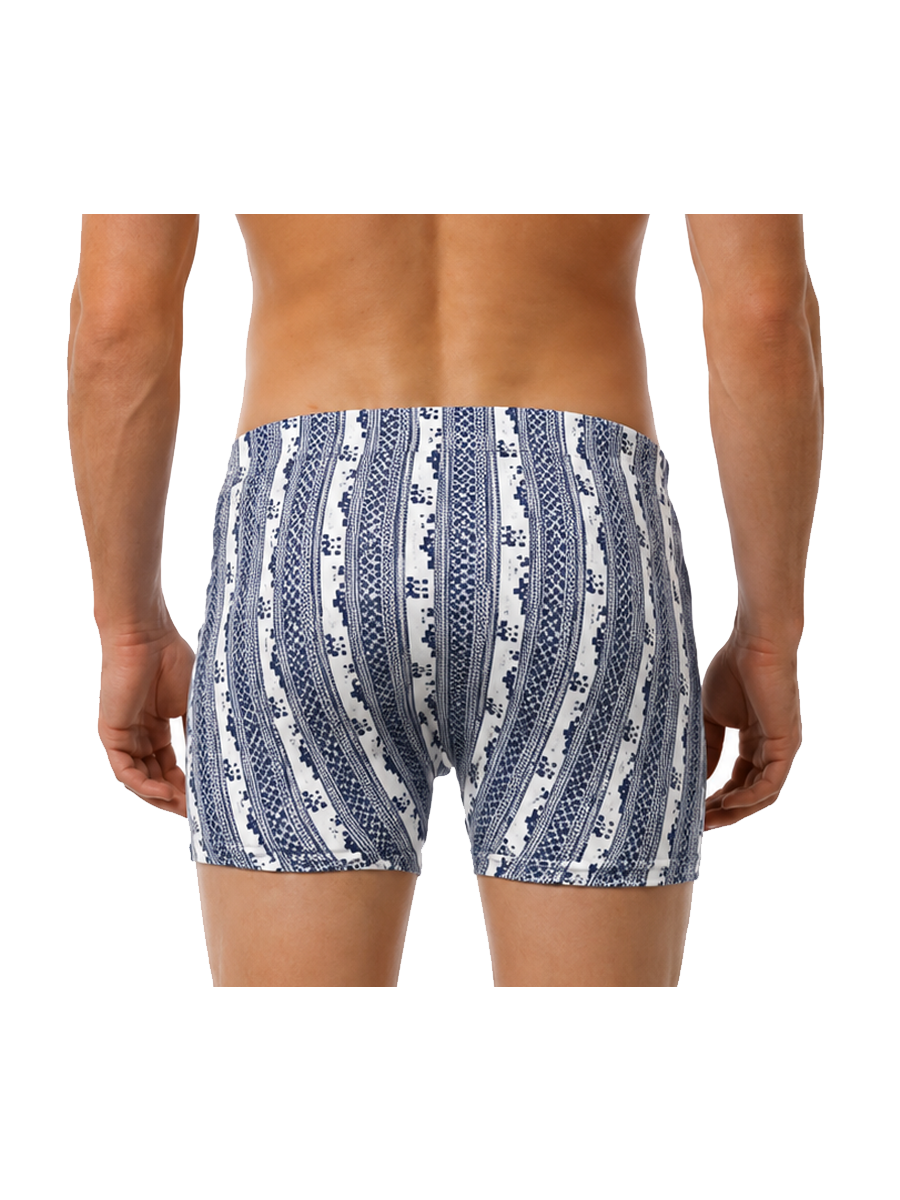 COTTONIL Men's Cotton Printed Boxer Shorts - Dark Colors