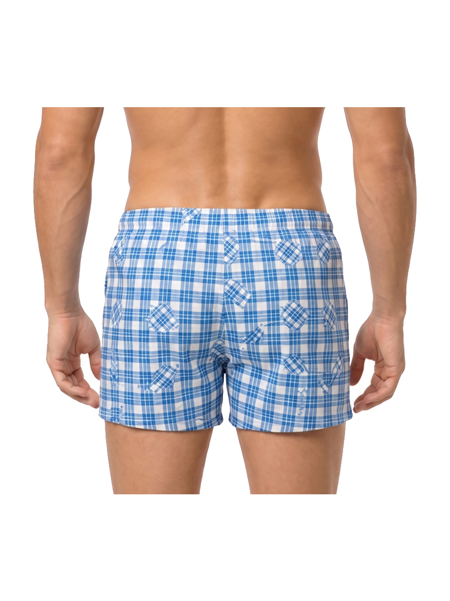COTTONIL Men's Cotton Printed Boxer Shorts - Light Colors