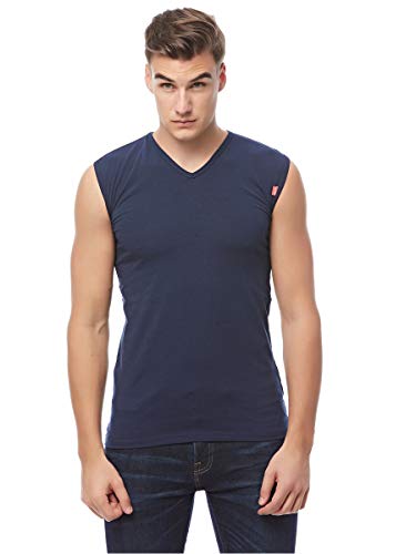 Cottonil Men Cut -V- Cotton Stretch Coloured