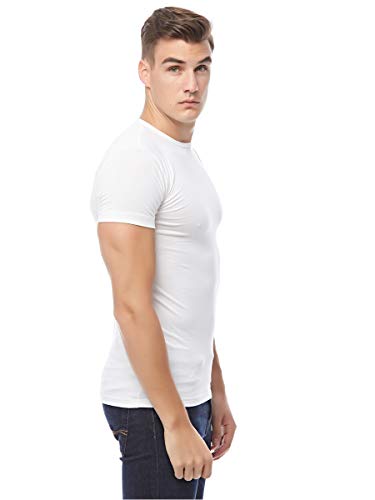 Cottonil Men Undershirt -O- Cotton Stretch White