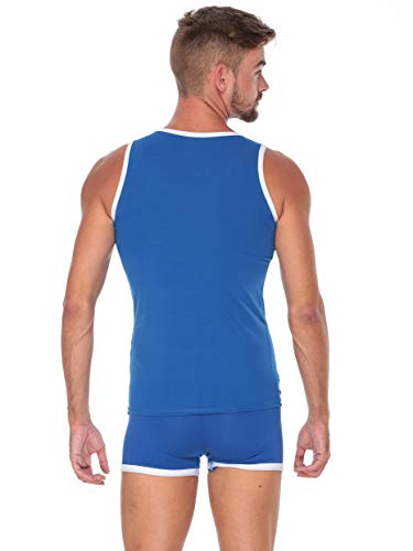 Cottonil Men Sleeveless Rel.Set Coloured