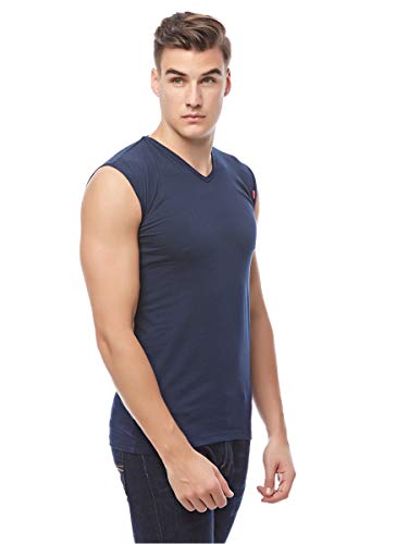 Cottonil Men Cut -V- Cotton Stretch Coloured