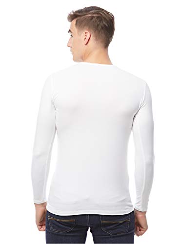 Cottonil Men Long Sleeve -O- Cotton Stretch White