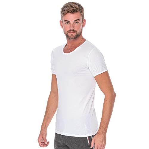 Cottonil Men Undershirt Com. White