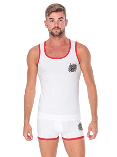 Cottonil Men Sleeveless Rel.Set Coloured