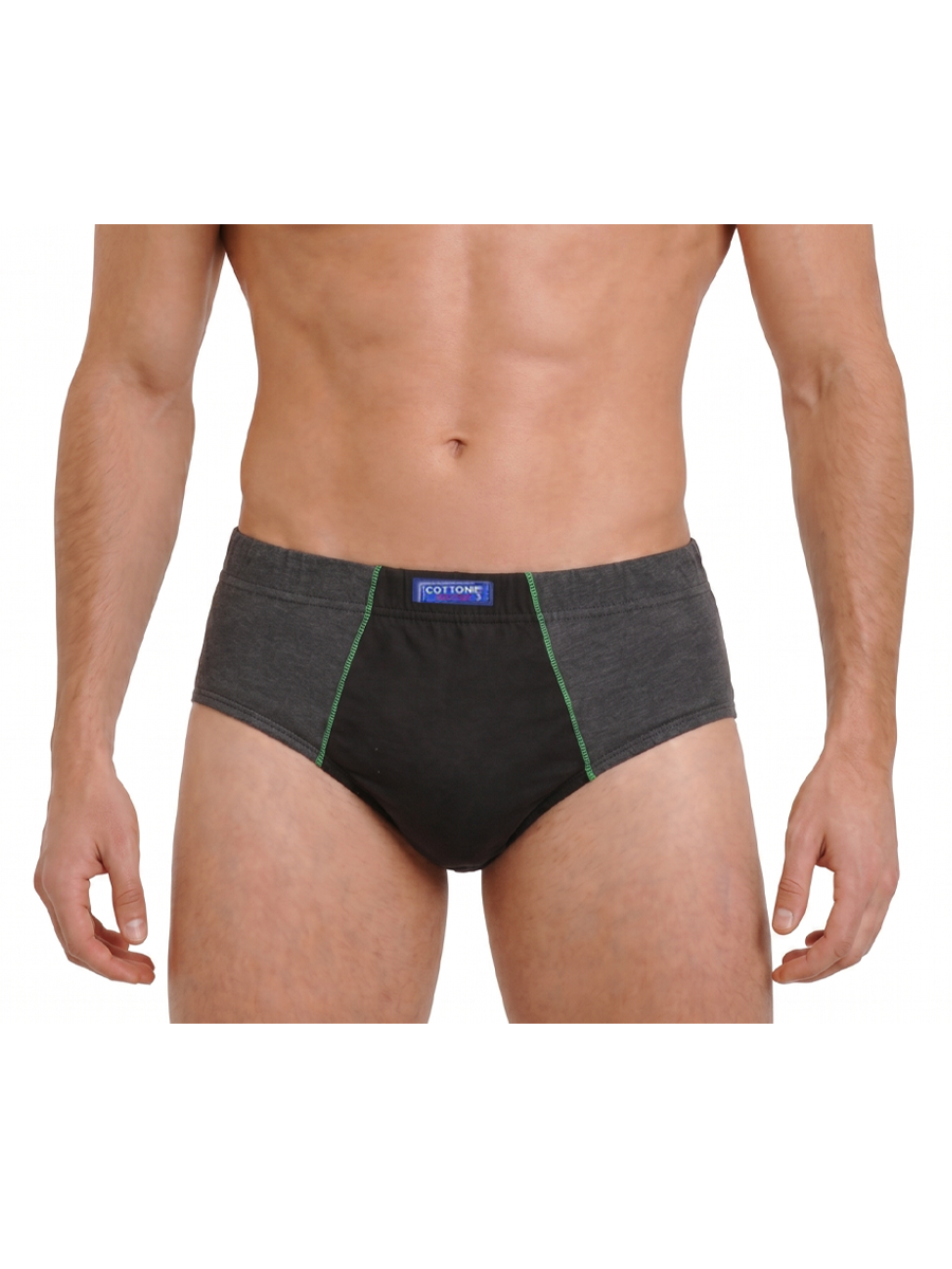 COTTONIL Men's Cotton Digital Briefs - Dark Colors